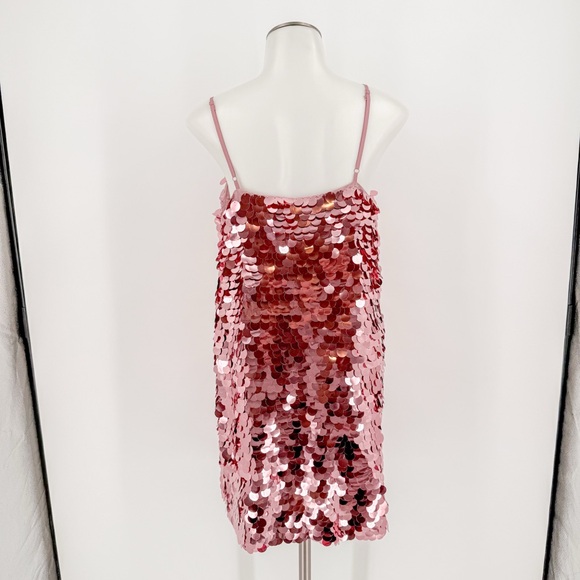 a new day Rose Pink Sequin Slip Mini Dress - Picture 3 of 6